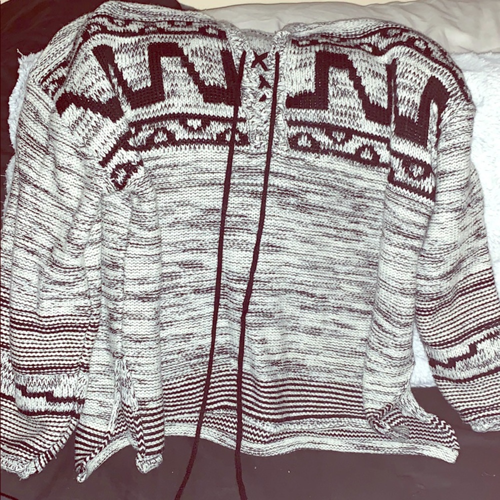 Knitted sweatshirt